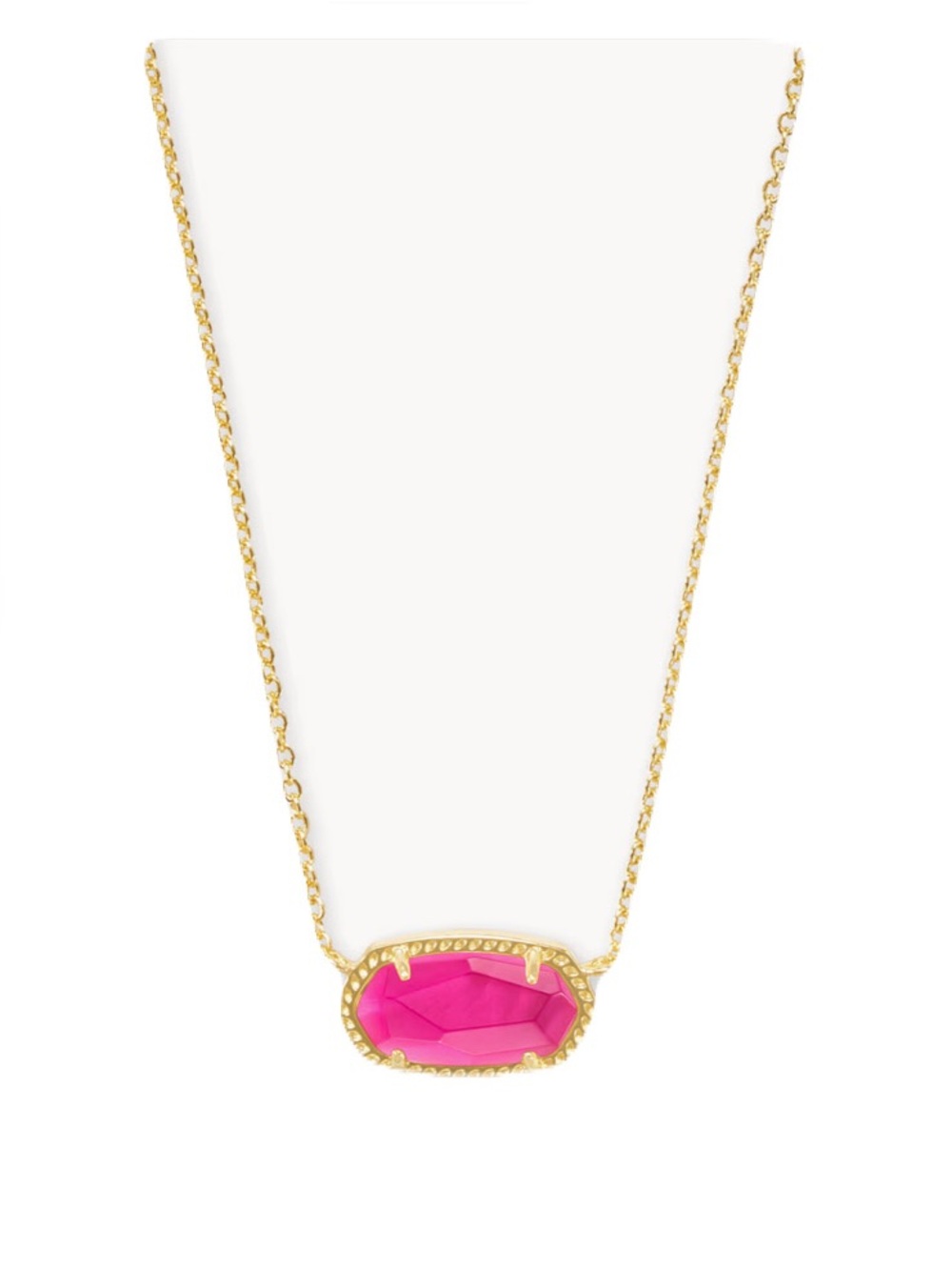 Elisa Gold Pendant Necklace in
Azalea Illusion